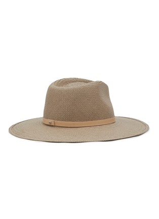 Figure View - Click To Enlarge - JANESSA LEONÉ - Straw Fedora Hat