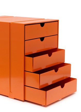 Detail View - Click To Enlarge - USM - Inos 5 Drawer Set — Orange