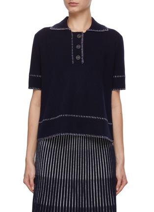 Main View - Click To Enlarge - LISA YANG - Bobby Cashmere Knit Top