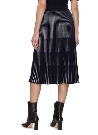 Back View - Click To Enlarge - LISA YANG - Tiara Ribbed Cashmere Knit Skirt