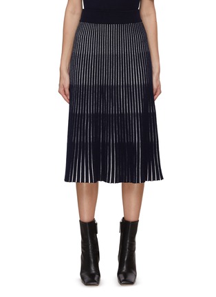 Main View - Click To Enlarge - LISA YANG - Tiara Ribbed Cashmere Knit Skirt