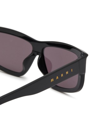 Detail View - Click To Enlarge - MARNI - Annapuma Circuit Acetate Rectangle Sunglasses