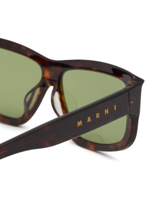 Detail View - Click To Enlarge - MARNI - Annapuma Circuit Acetate Rectangle Sunglasses