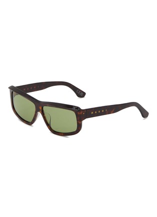 Main View - Click To Enlarge - MARNI - Annapuma Circuit Acetate Rectangle Sunglasses