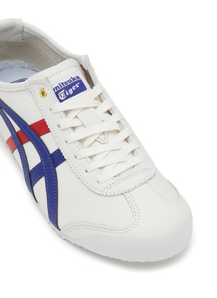 ONITSUKA TIGER | Mexico 66 Leather Sneakers | BLUE AND RED | Women ...