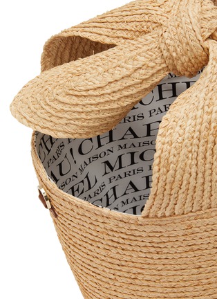 Detail View - Click To Enlarge - MAISON MICHEL - Barbara Raffia Bucket Bag