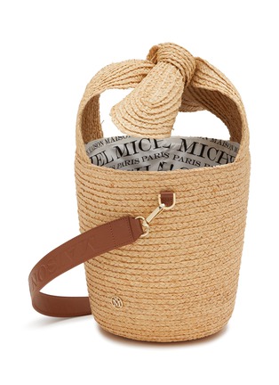 Main View - Click To Enlarge - MAISON MICHEL - Barbara Raffia Bucket Bag