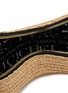 Detail View - Click To Enlarge - MAISON MICHEL - Liza Raffia Crescent Shoulder Bag