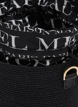 Detail View - Click To Enlarge - MAISON MICHEL - Cassie Raffia Bucket Bag