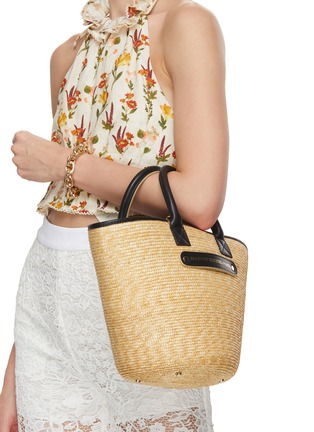 Figure View - Click To Enlarge - MAISON MICHEL - Brittany Wheat Tote Bag