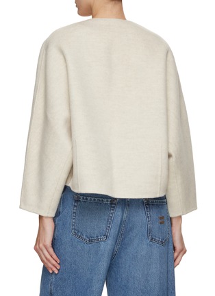 Back View - Click To Enlarge - THE LOOM - Wool Blend Open Jacket