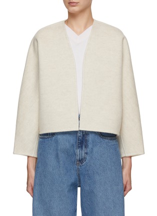 Main View - Click To Enlarge - THE LOOM - Wool Blend Open Jacket