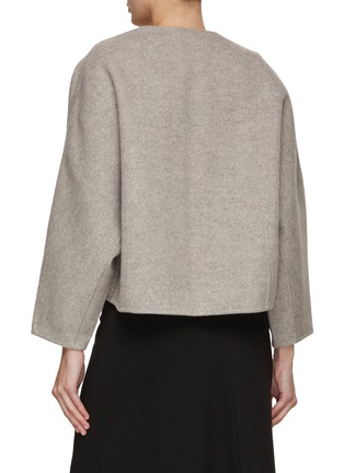 Back View - Click To Enlarge - THE LOOM - Wool Blend Open Jacket