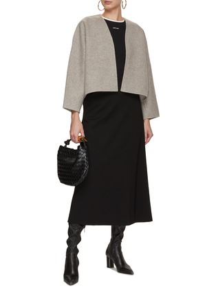 Figure View - Click To Enlarge - THE LOOM - Wool Blend Open Jacket