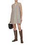 Figure View - Click To Enlarge - THE LOOM - Wool Blend A-Line Mini Dress