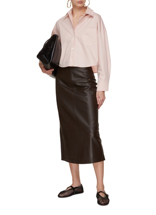 Figure View - Click To Enlarge - THE LOOM - Overfit Crop Shirt
