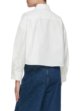 Back View - Click To Enlarge - THE LOOM - Overfit Crop Shirt