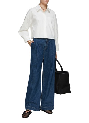 Figure View - Click To Enlarge - THE LOOM - Overfit Crop Shirt