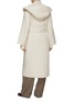 Back View - Click To Enlarge - THE LOOM - Wool Blend Belted Coat With Hood