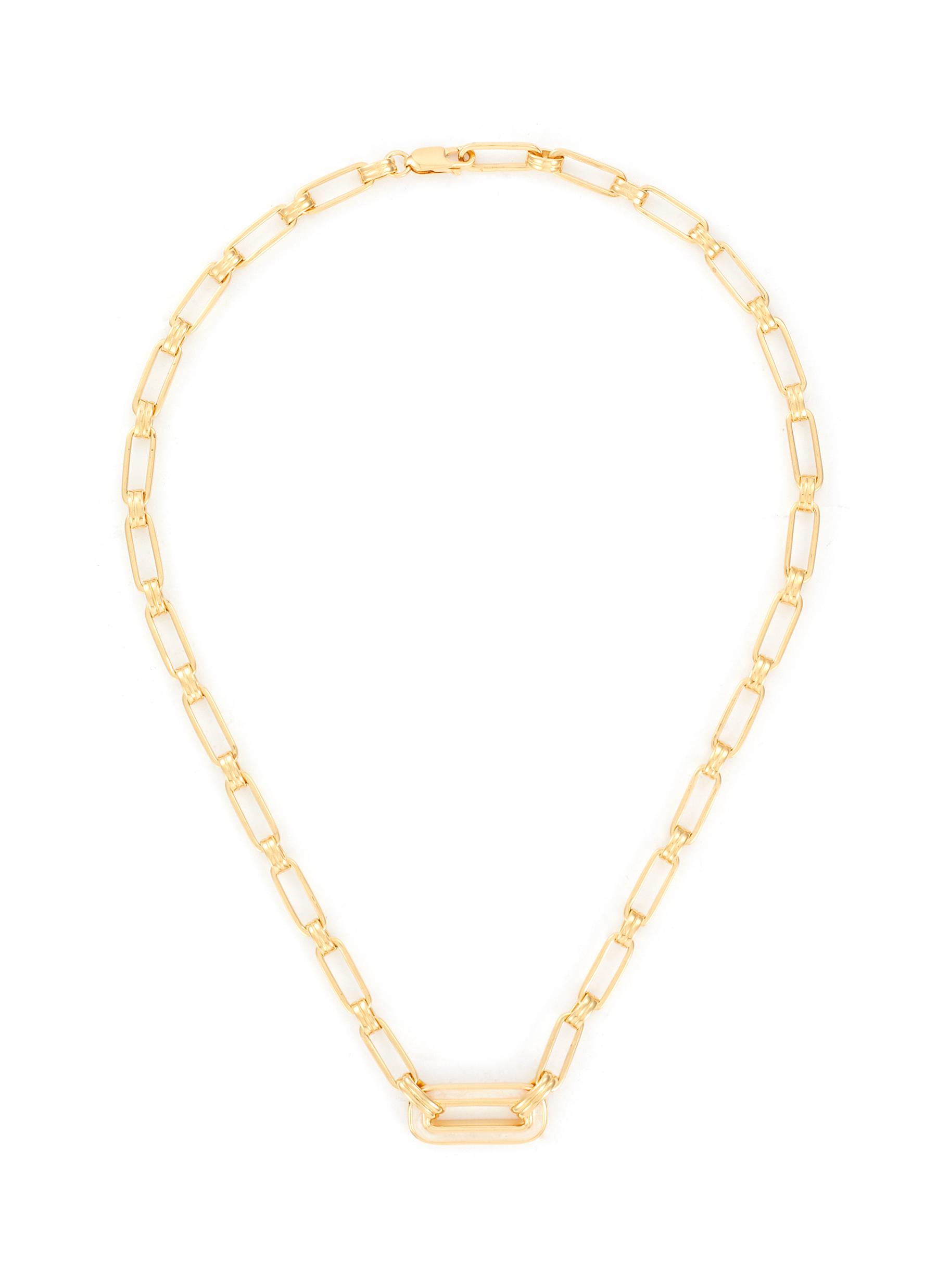 MISSOMA 18k Gold Plated Enamelled Link Necklace