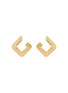 Main View - Click To Enlarge - MISSOMA - 18k Gold Plated Small Open Square Hoop Earrings