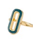 Detail View - Click To Enlarge - MISSOMA - 18k Gold Plated Enamelled Ring