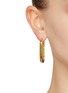 Figure View - Click To Enlarge - MISSOMA - 18k Gold Plated Enamelled Statement Hoop Earrings