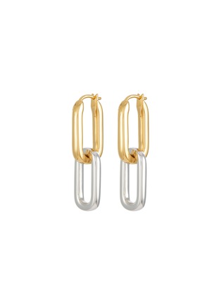 Main View - Click To Enlarge - MISSOMA - Sterling Silver 18k Gold Plated Link Drop Earrings