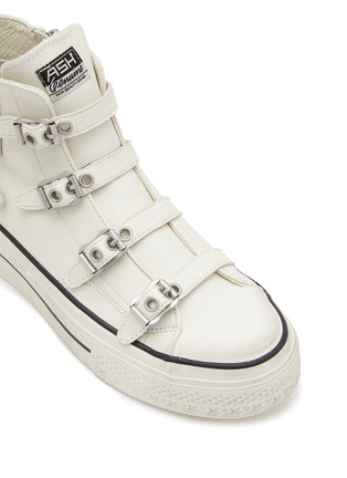 Detail View - Click To Enlarge - ASH - Rainbow Leather High-Top Sneakers