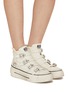 Figure View - Click To Enlarge - ASH - Rainbow Leather High-Top Sneakers
