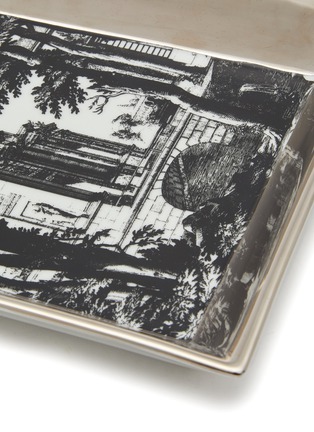 Detail View - Click To Enlarge - FORNASETTI - Giardino Settecentesco Square Plate