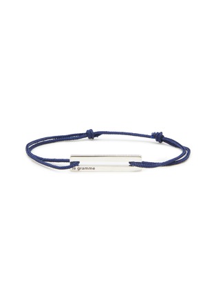 Main View - Click To Enlarge - LE GRAMME - 1.7G Slick Polished Sterling Silver Navy Cord Bracelet