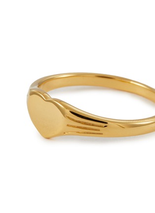 Detail View - Click To Enlarge - MISSOMA - 18K Gold Plated Heart Ring