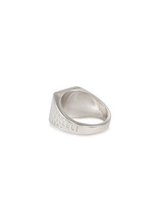 Detail View - Click To Enlarge - MISSOMA - Sterling Silver Woven Signet Ring