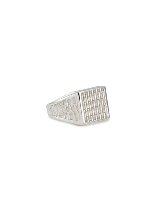 Main View - Click To Enlarge - MISSOMA - Sterling Silver Woven Signet Ring