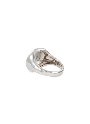 Detail View - Click To Enlarge - MISSOMA - Sterling Silver Molten Signet Ring
