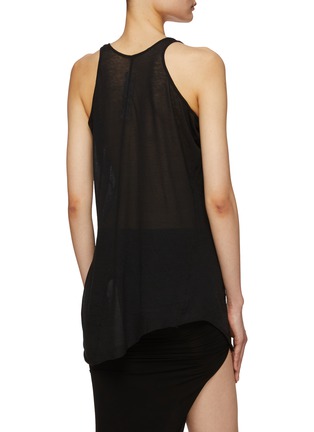 Back View - Click To Enlarge - RICK OWENS  - Cotton Tank Top