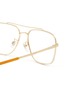 Detail View - Click To Enlarge - SUPER - Numero 111 Oro Metal Optical Glasses