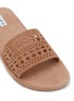 Detail View - Click To Enlarge - ALAÏA - Perforated Vienne Suede Sandals