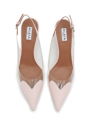 Detail View - Click To Enlarge - ALAÏA - Coeur 55 Slingback Pumps