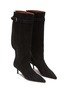 Detail View - Click To Enlarge - ALAÏA - 55 Tall Suede Boots