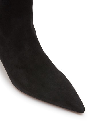 Detail View - Click To Enlarge - ALAÏA - 55 Tall Suede Boots