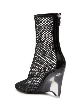  - ALAÏA - 100 Mesh Leather Wedge Boots