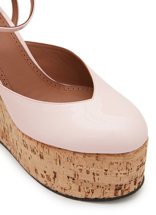 Detail View - Click To Enlarge - ALAÏA - 140 Cork Heel Wedge Heels
