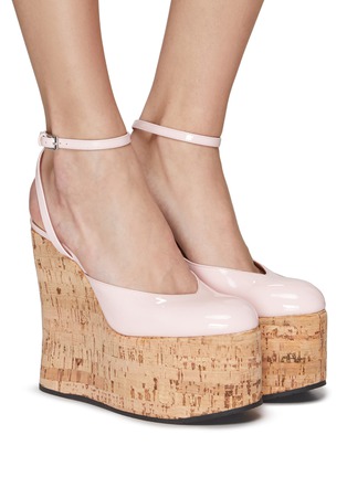 Cork wedge pumps store