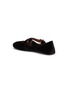  - ALAÏA - Crisscross Strap Suede Ballerina Flats