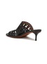  - ALAÏA - 55 Perforated Vienne Leather Heeled Sandals