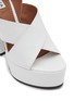 Detail View - Click To Enlarge - ALAÏA - 140 Patent Leather Platform Sandals