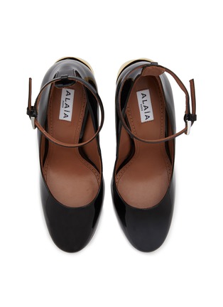 Detail View - Click To Enlarge - ALAÏA - Cabaret 115 Patent Leather Pumps