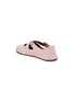  - ALAÏA - Crinkle Effect Patent Leather Ballerina Flats
